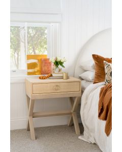 Renoir Raffia Bedside