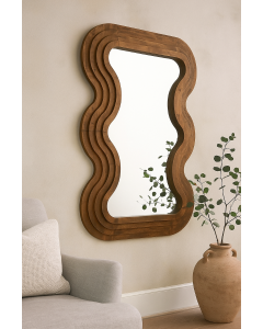 Wiggle Oval Mirror